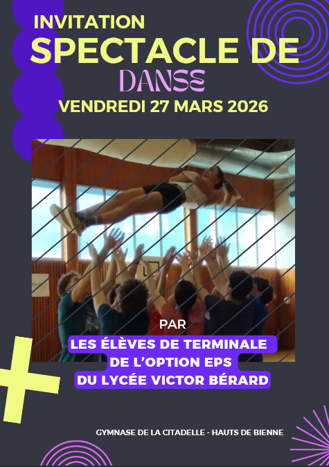 Affichage spectacle de l'option EPS