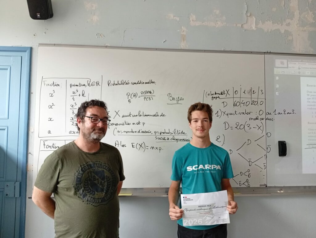Olympiades de Maths 2026