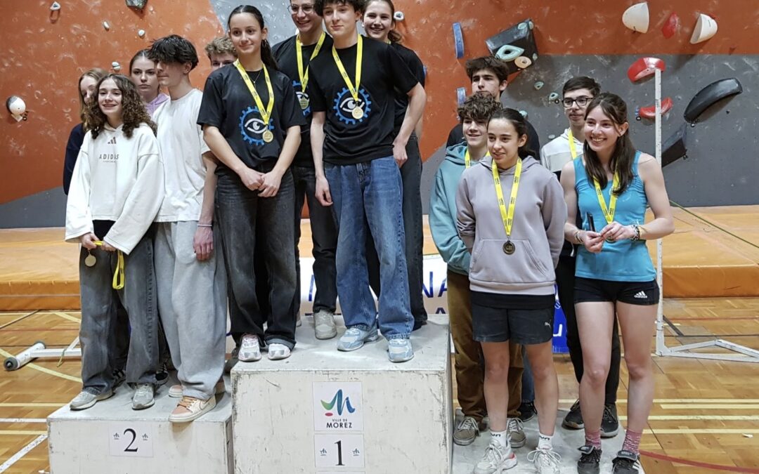 Champion académique UNSS escalade